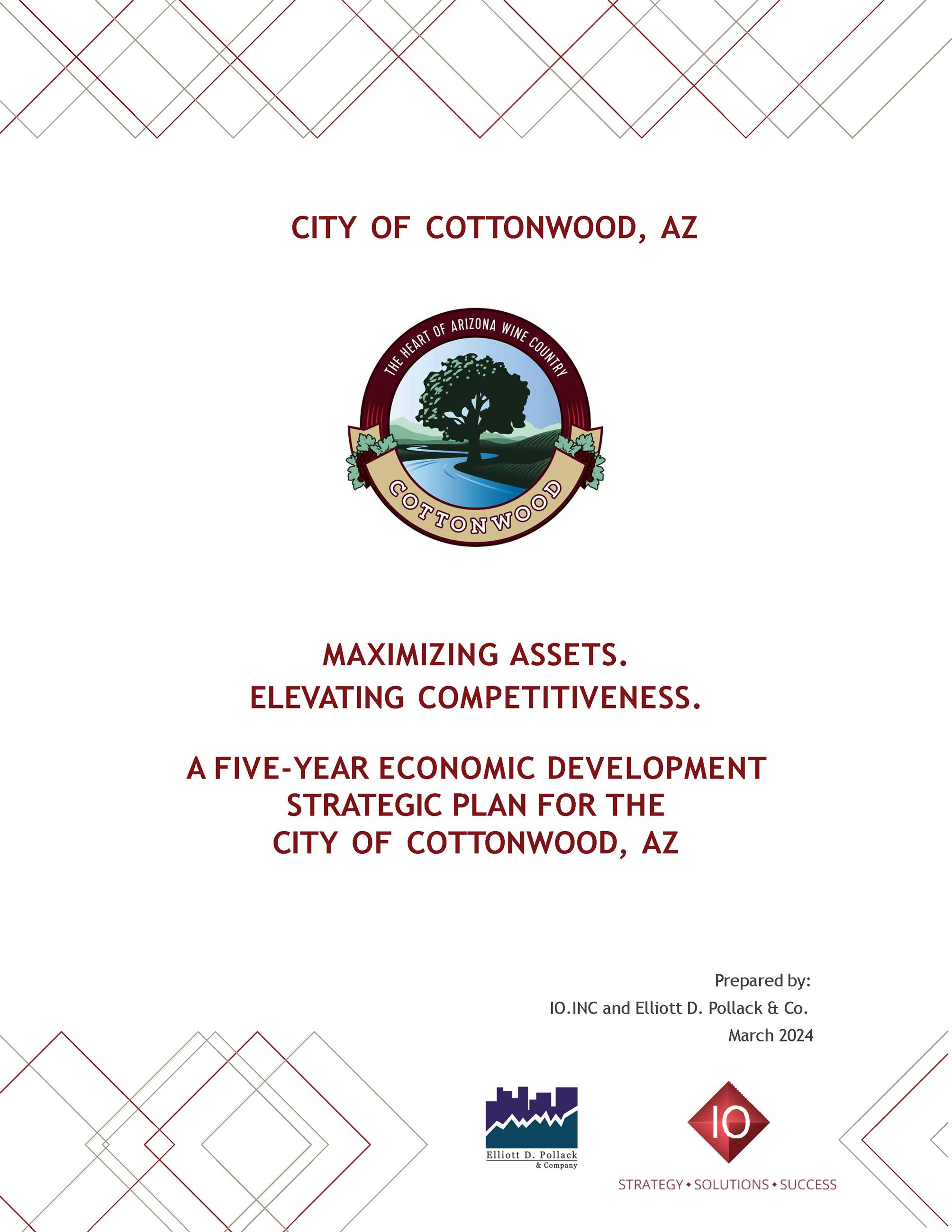 Cottonwood Economic Development Strategic Plan Final March 2024_Page_01