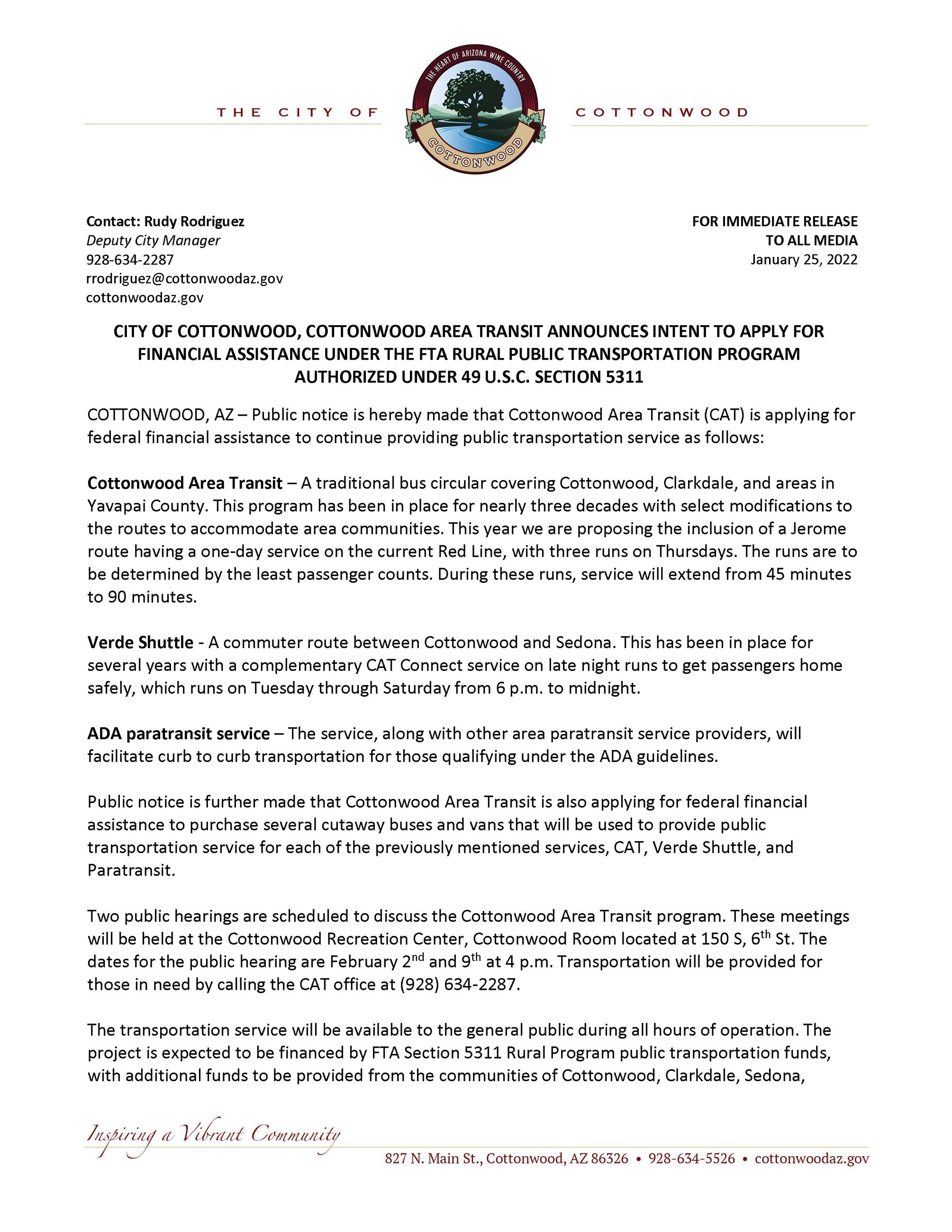 PRESS RELEASE - 2022 Grant Application Notice and Public Hearing - Final_Page_1