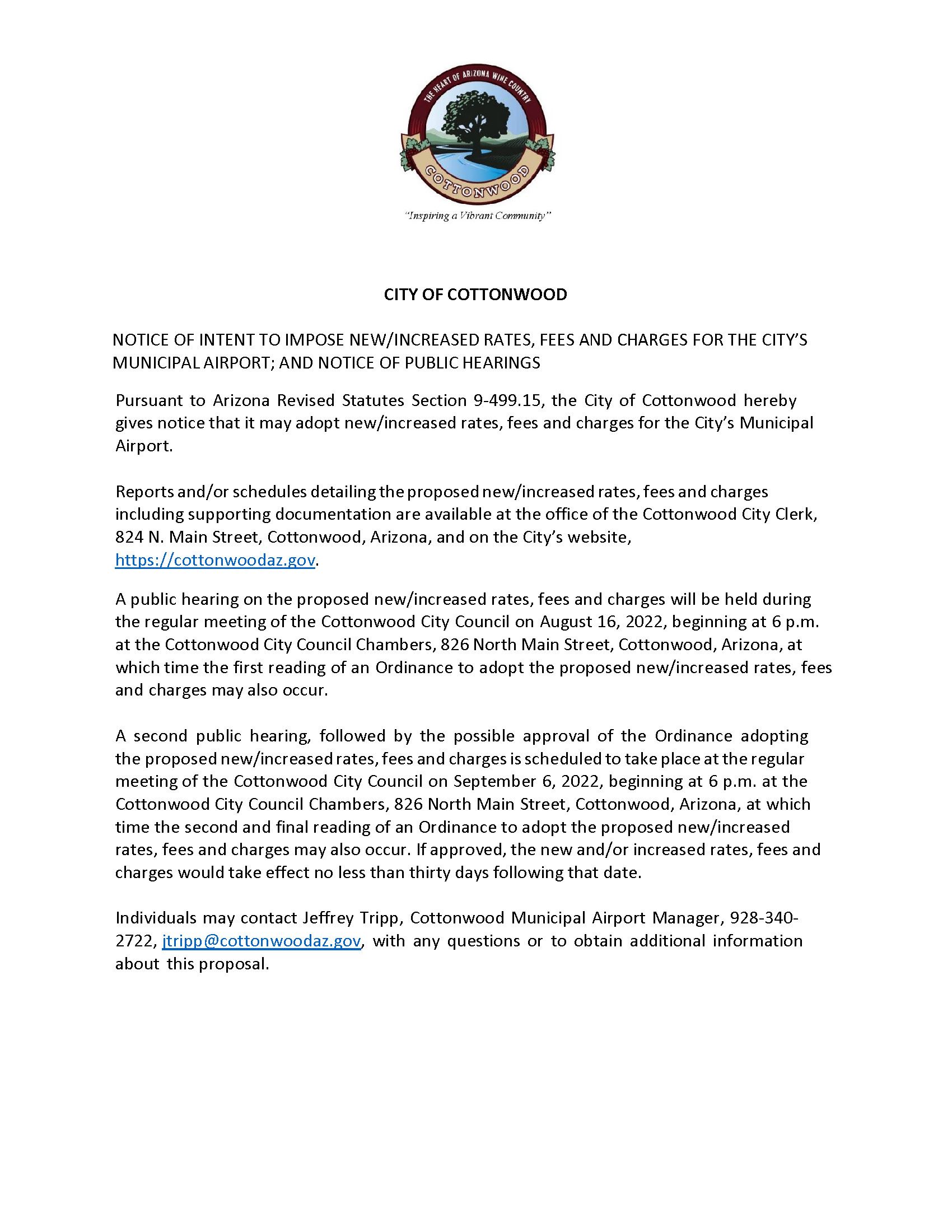 NOI Airport Fees 2022