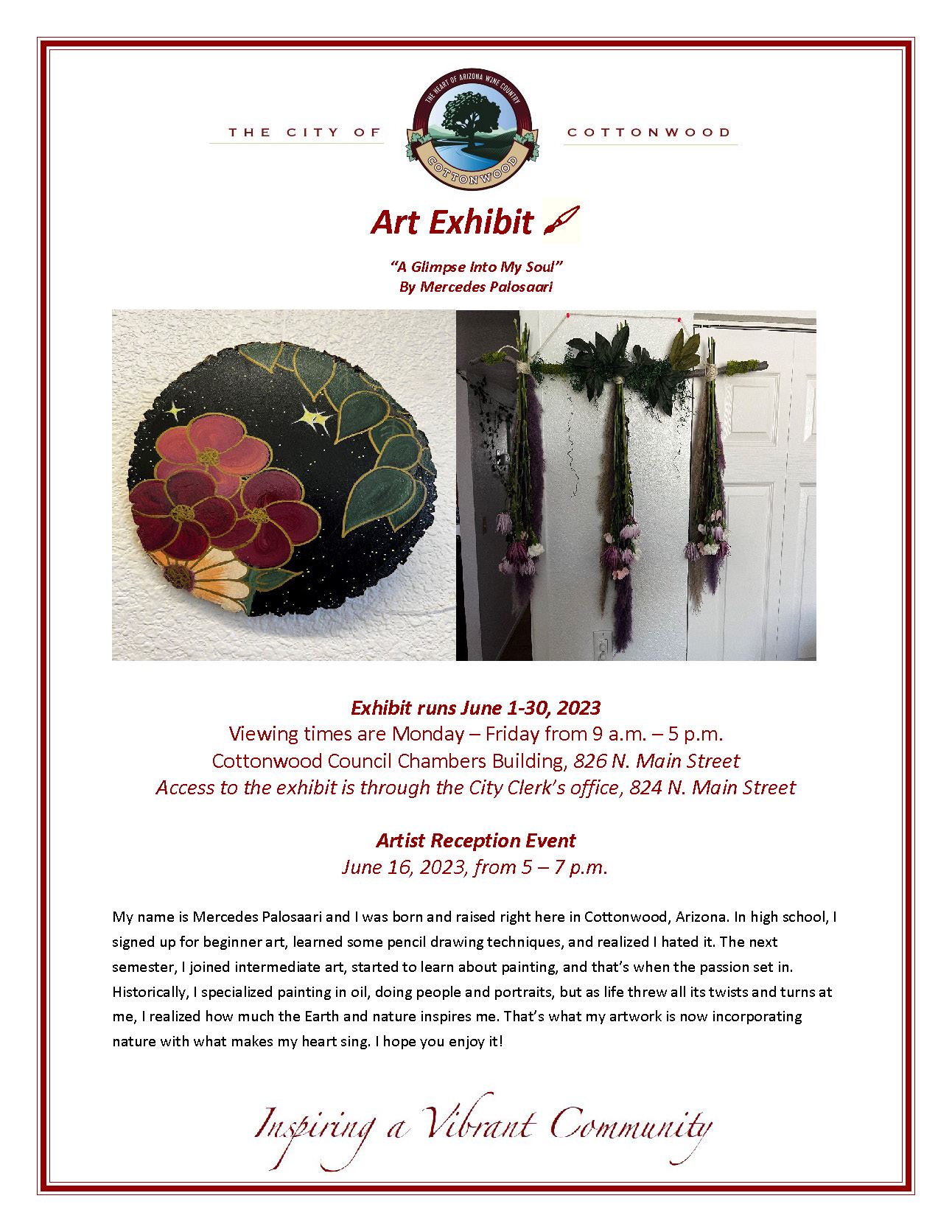 Art Exhibit Flyer